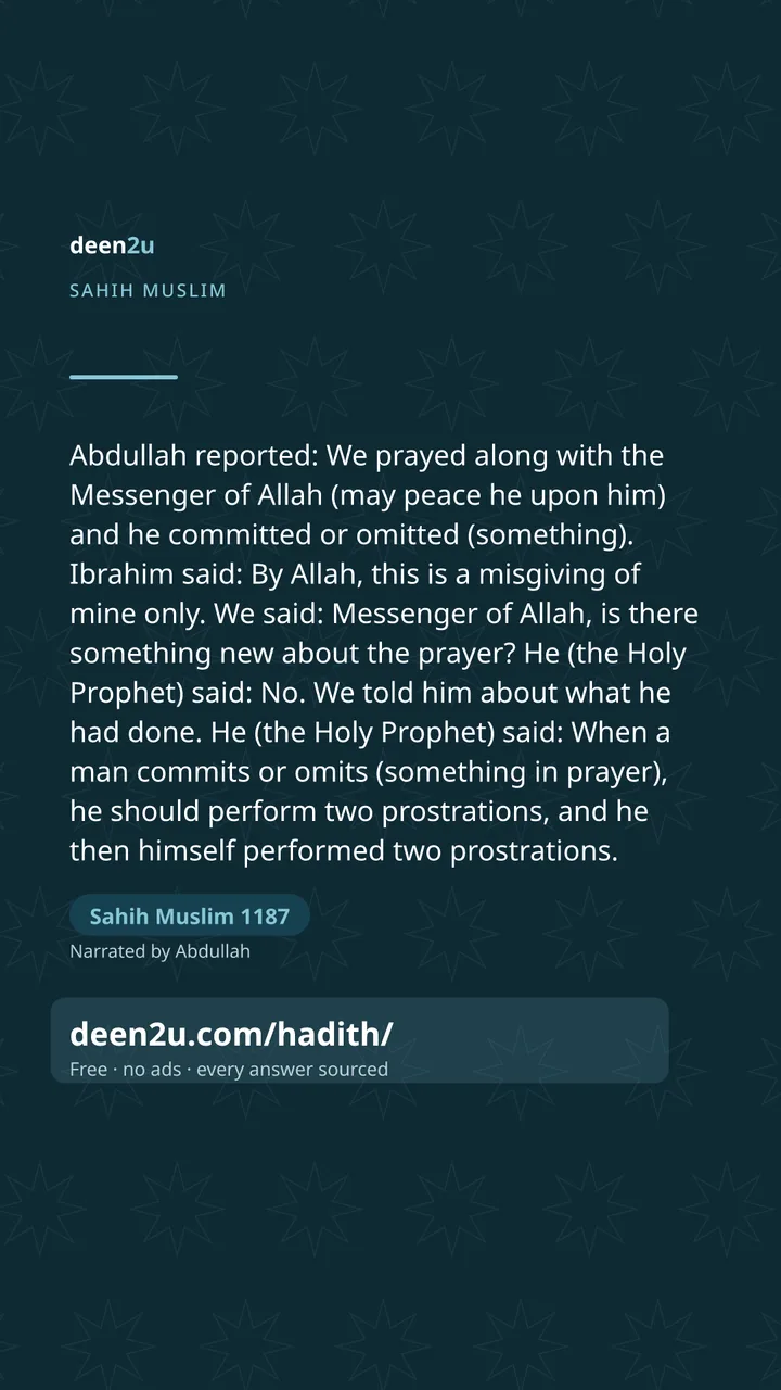 Sahih Muslim 1187