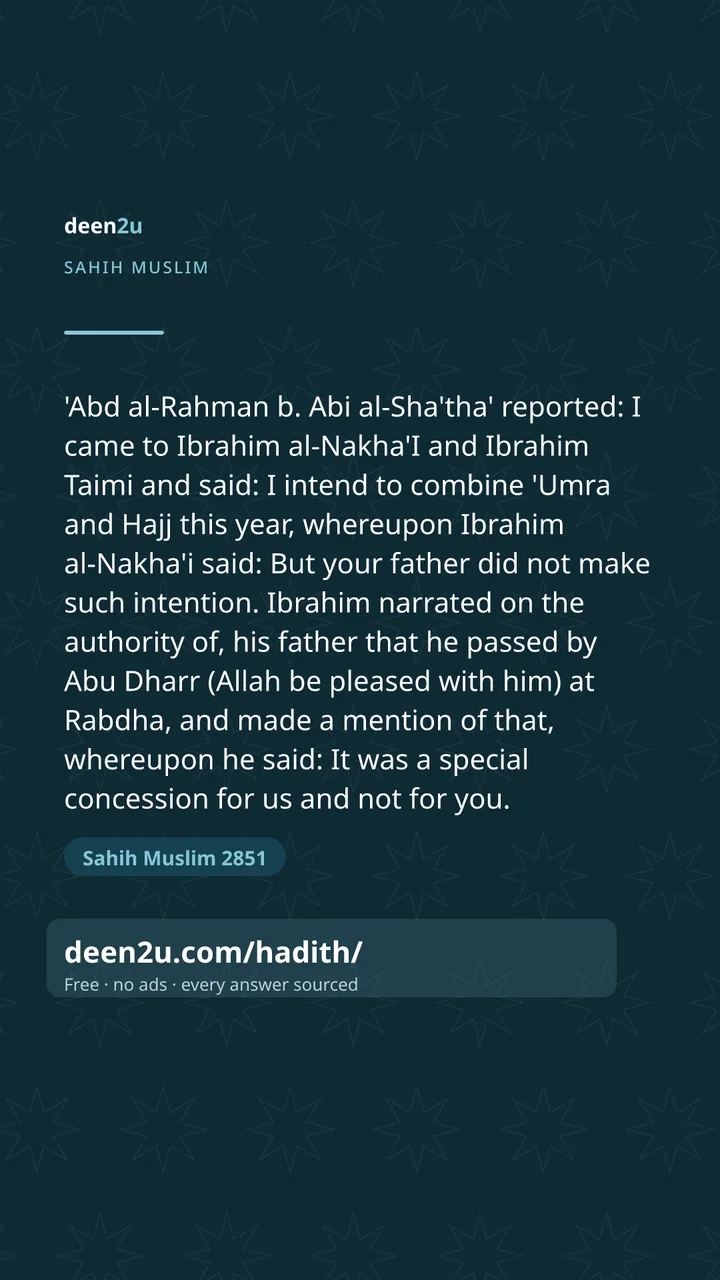 Sahih Muslim 2851