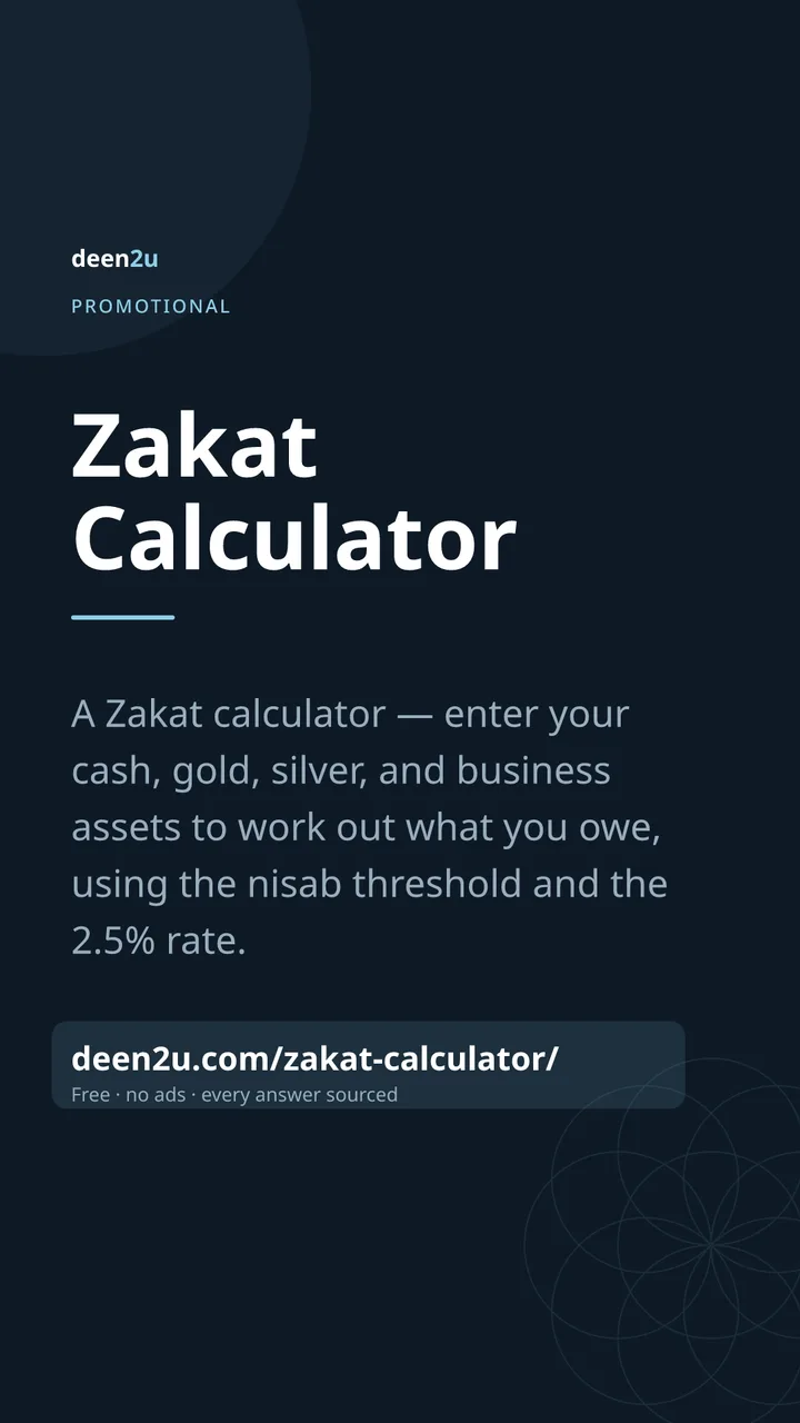 Poster: Zakat Calculator