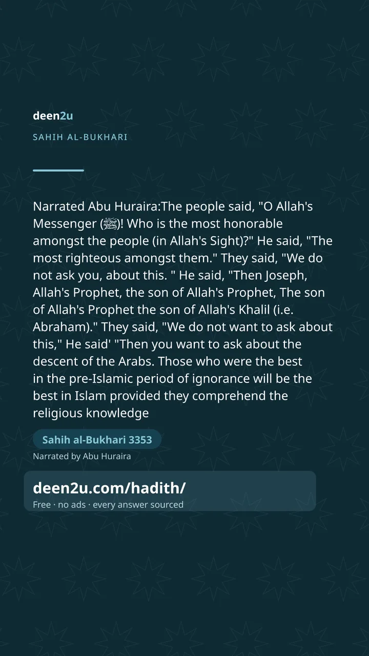 Sahih al-Bukhari 3353