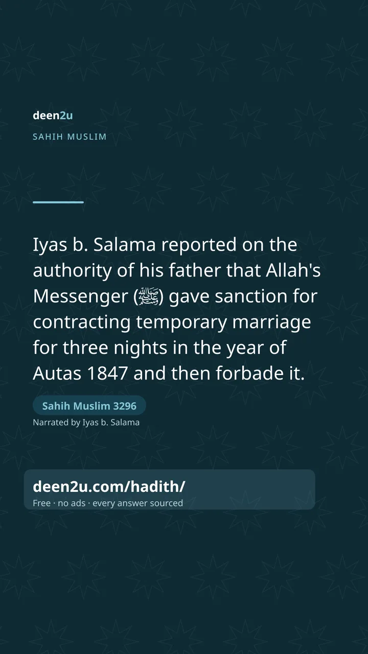 Sahih Muslim 3296