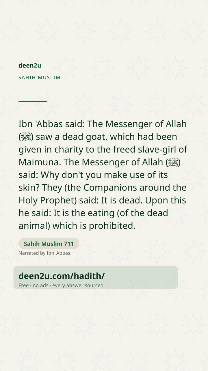 Sahih Muslim 711