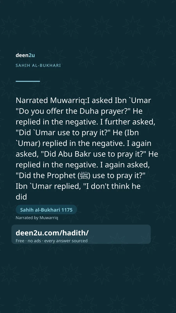Sahih al-Bukhari 1175