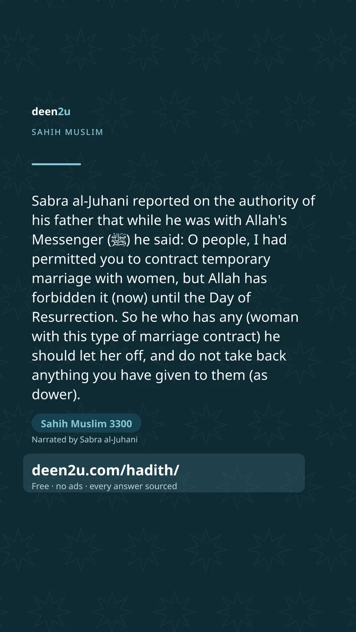 Sahih Muslim 3300