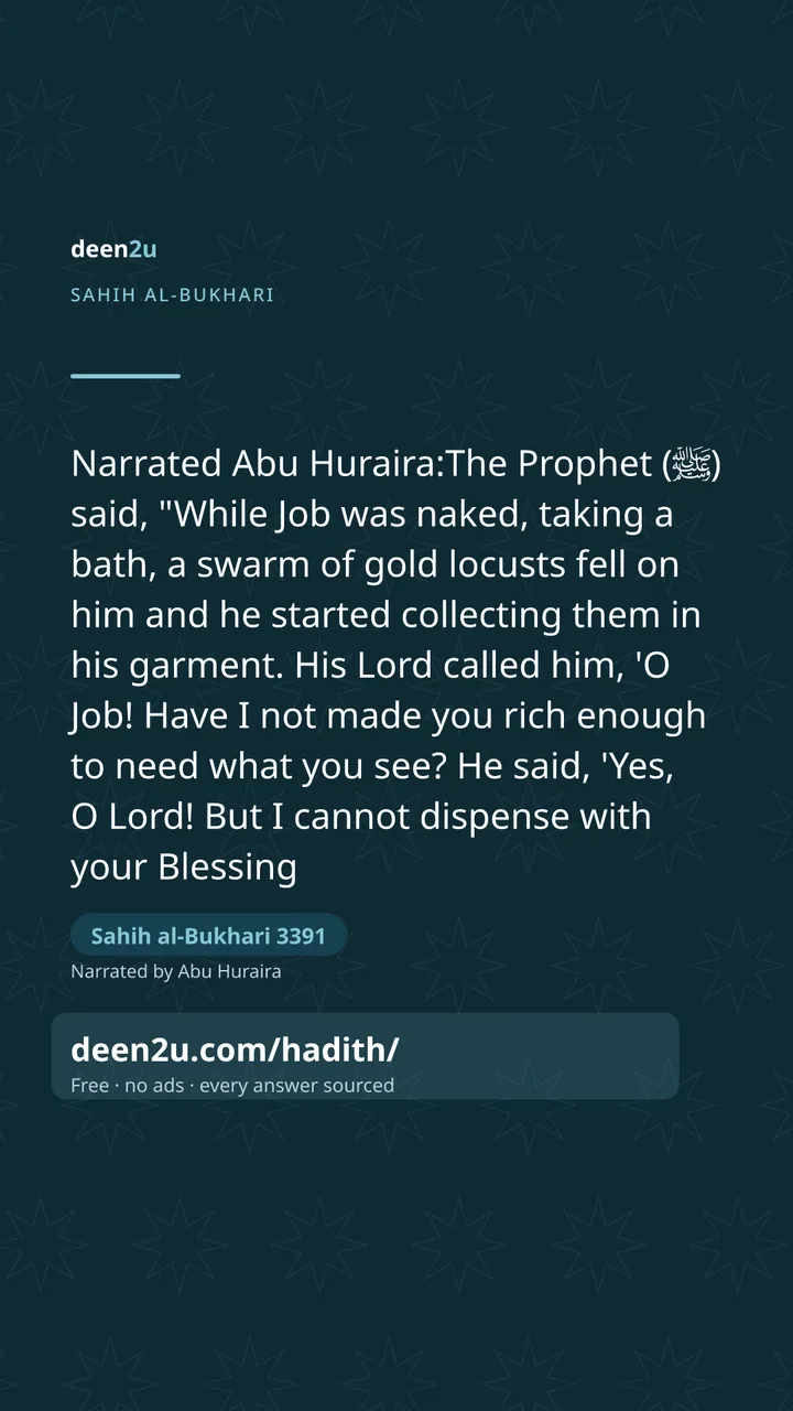 Sahih al-Bukhari 3391