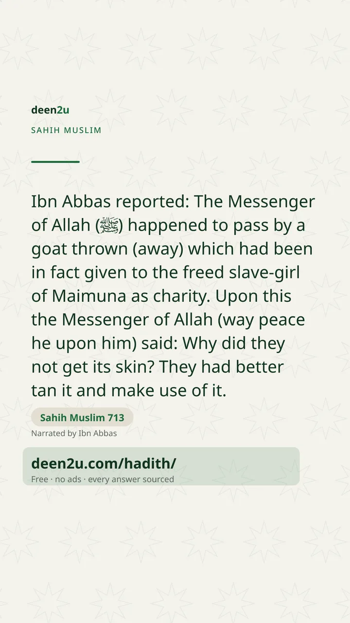 Sahih Muslim 713