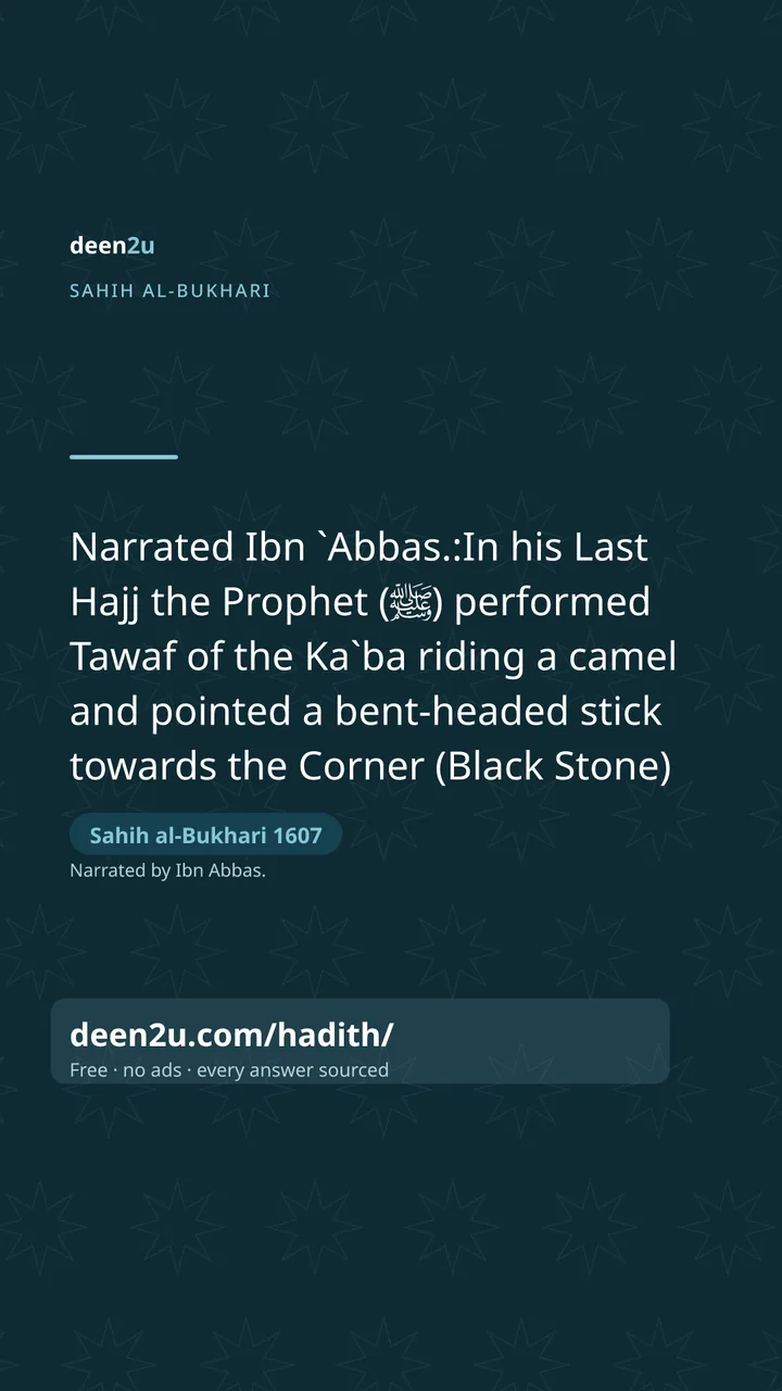 Sahih al-Bukhari 1607