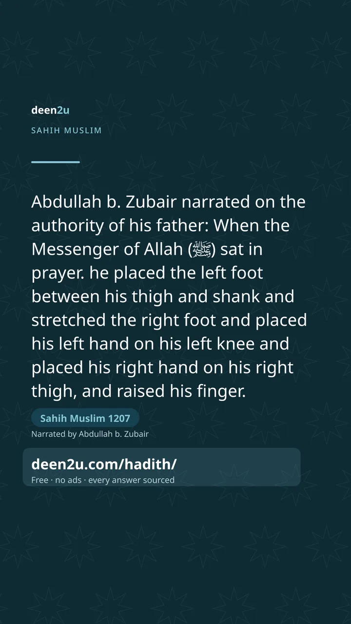 Sahih Muslim 1207