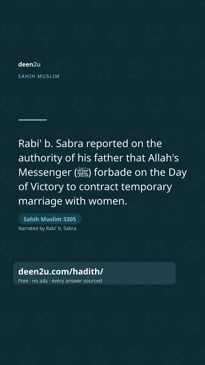 Sahih Muslim 3305