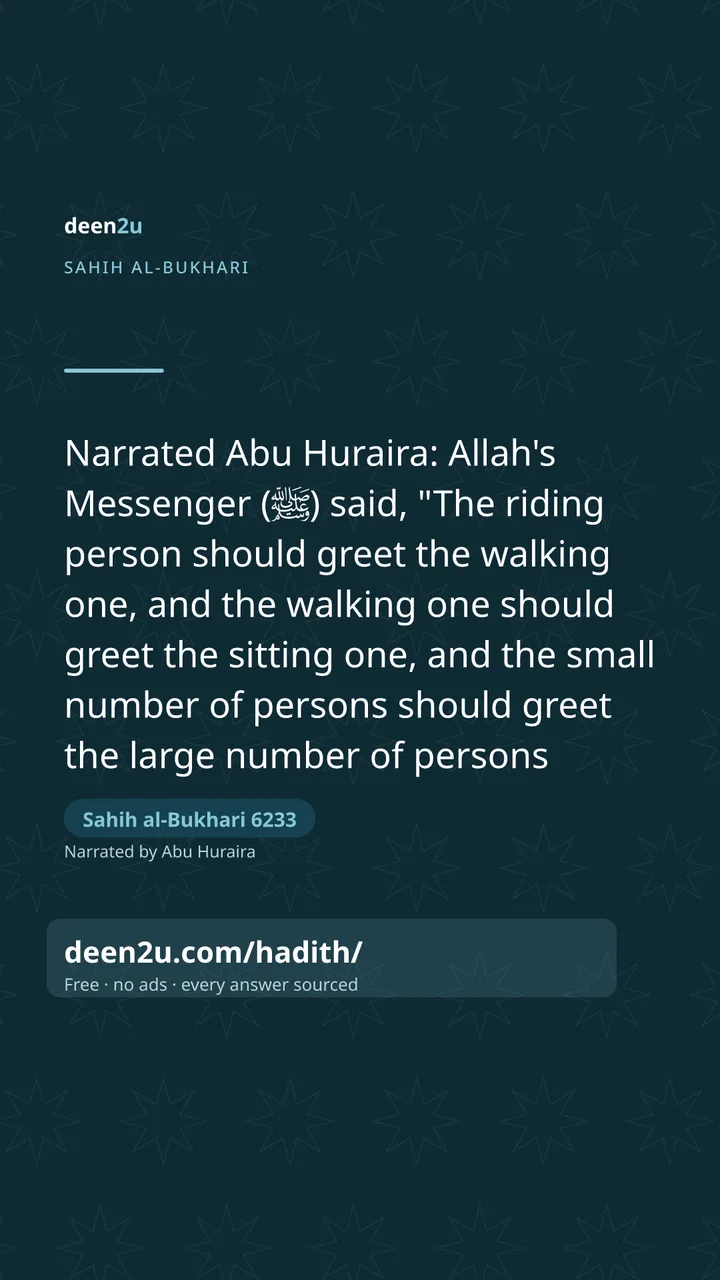 Sahih al-Bukhari 6233