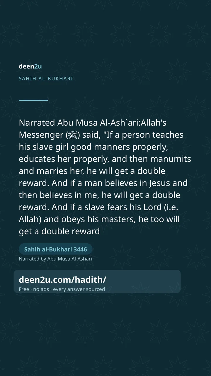 Sahih al-Bukhari 3446