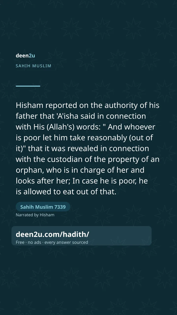 Sahih Muslim 7339