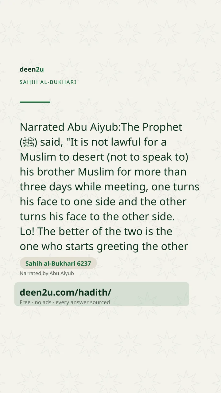 Sahih al-Bukhari 6237
