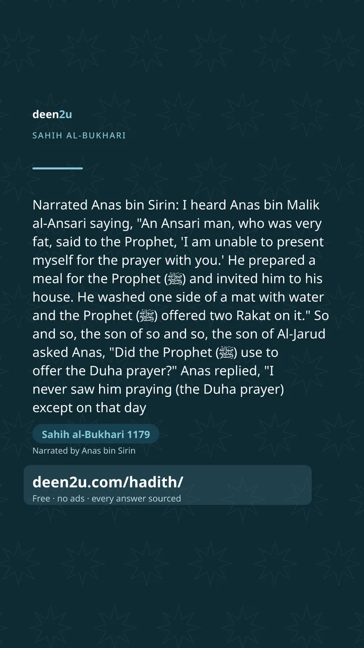 Sahih al-Bukhari 1179