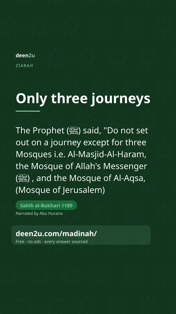 Poster: Only three journeys