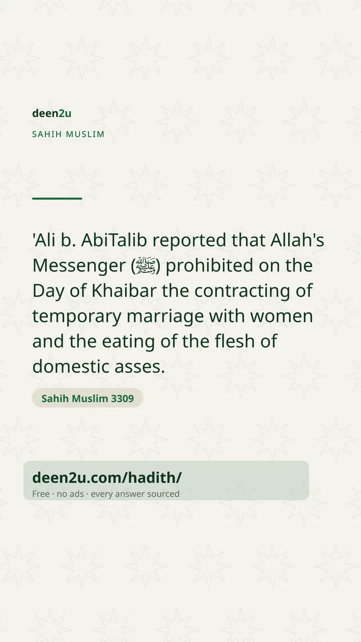 Sahih Muslim 3309