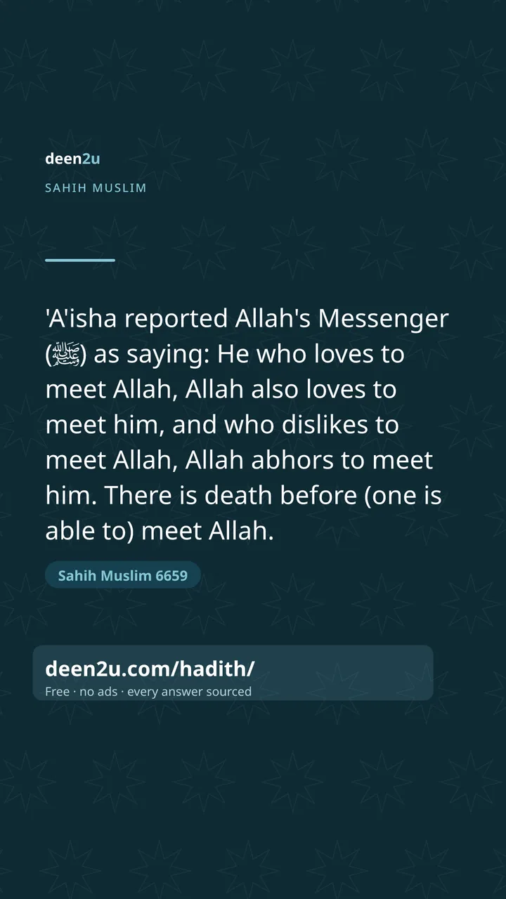 Sahih Muslim 6659