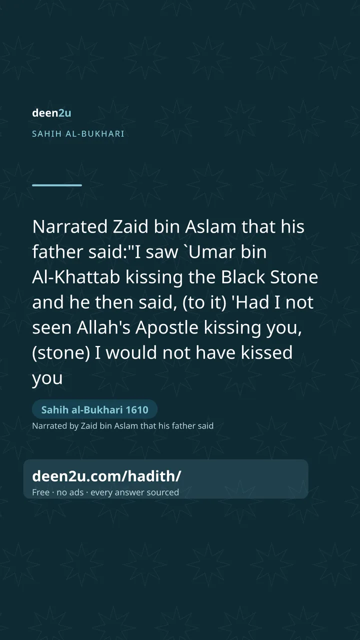 Sahih al-Bukhari 1610