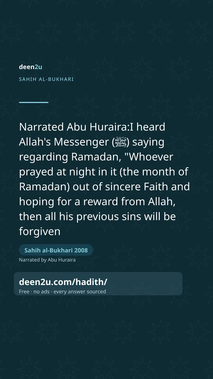 Sahih al-Bukhari 2008