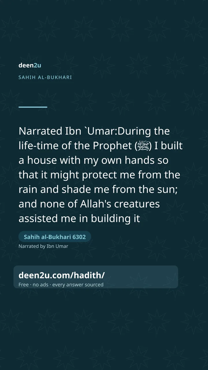 Sahih al-Bukhari 6302