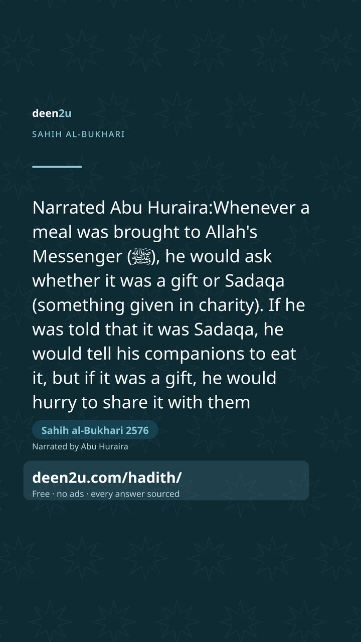 Sahih al-Bukhari 2576