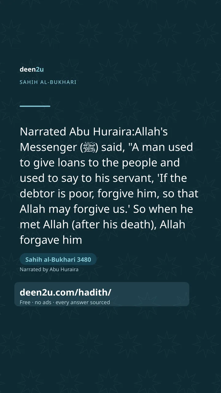 Sahih al-Bukhari 3480