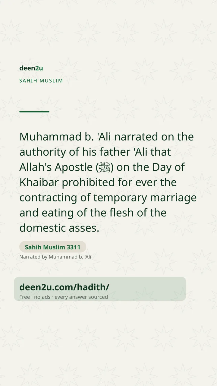 Sahih Muslim 3311