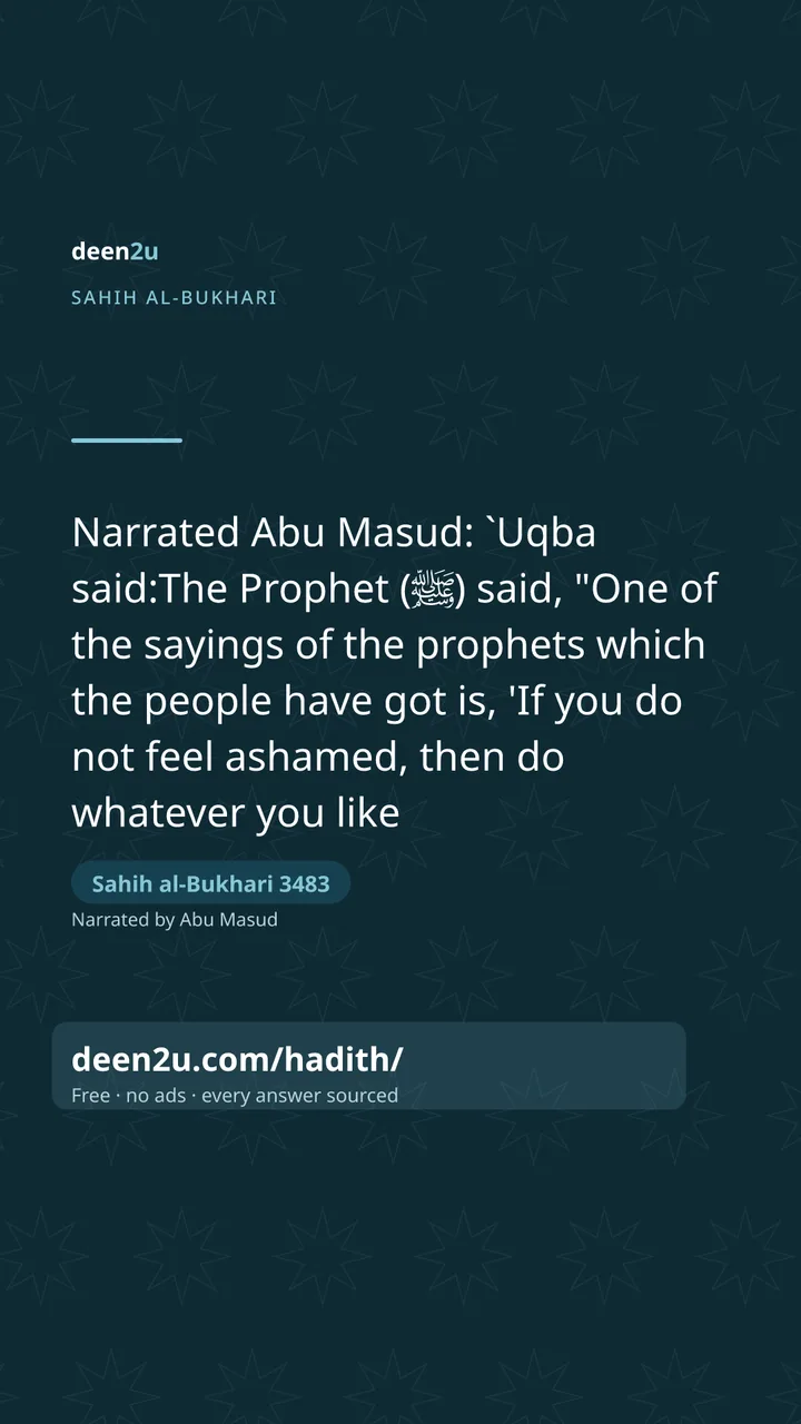 Sahih al-Bukhari 3483