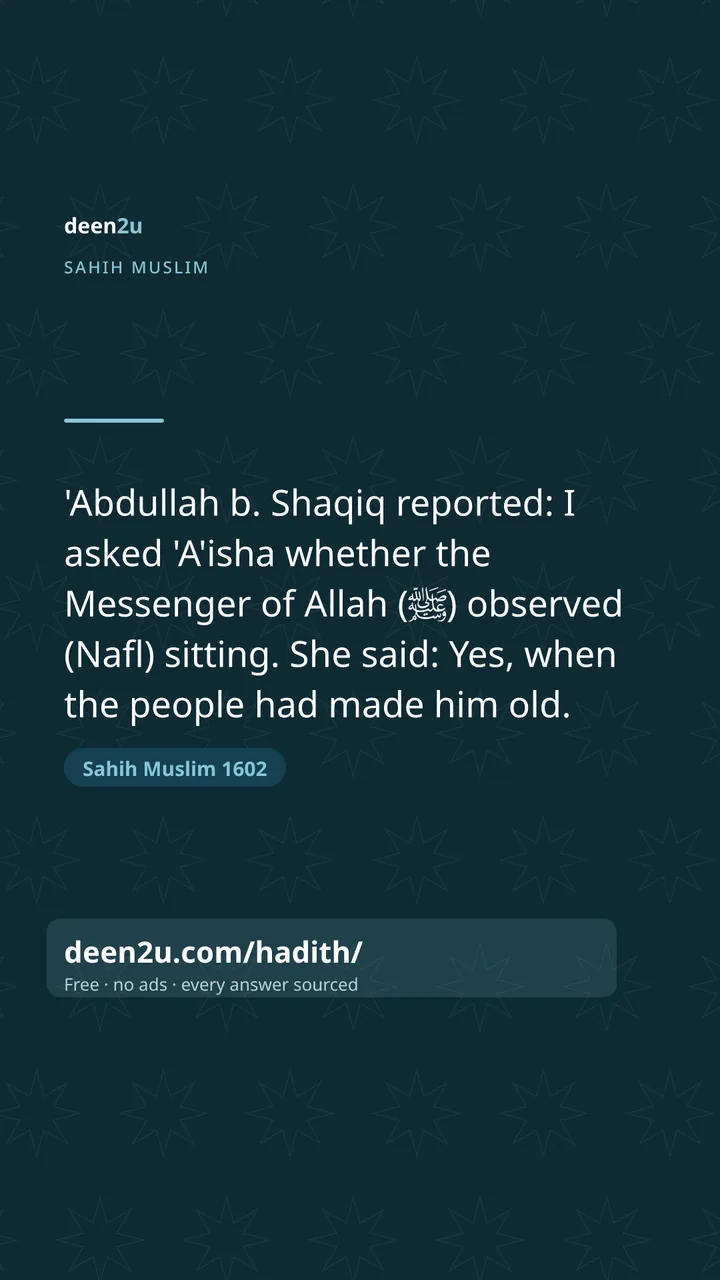Sahih Muslim 1602