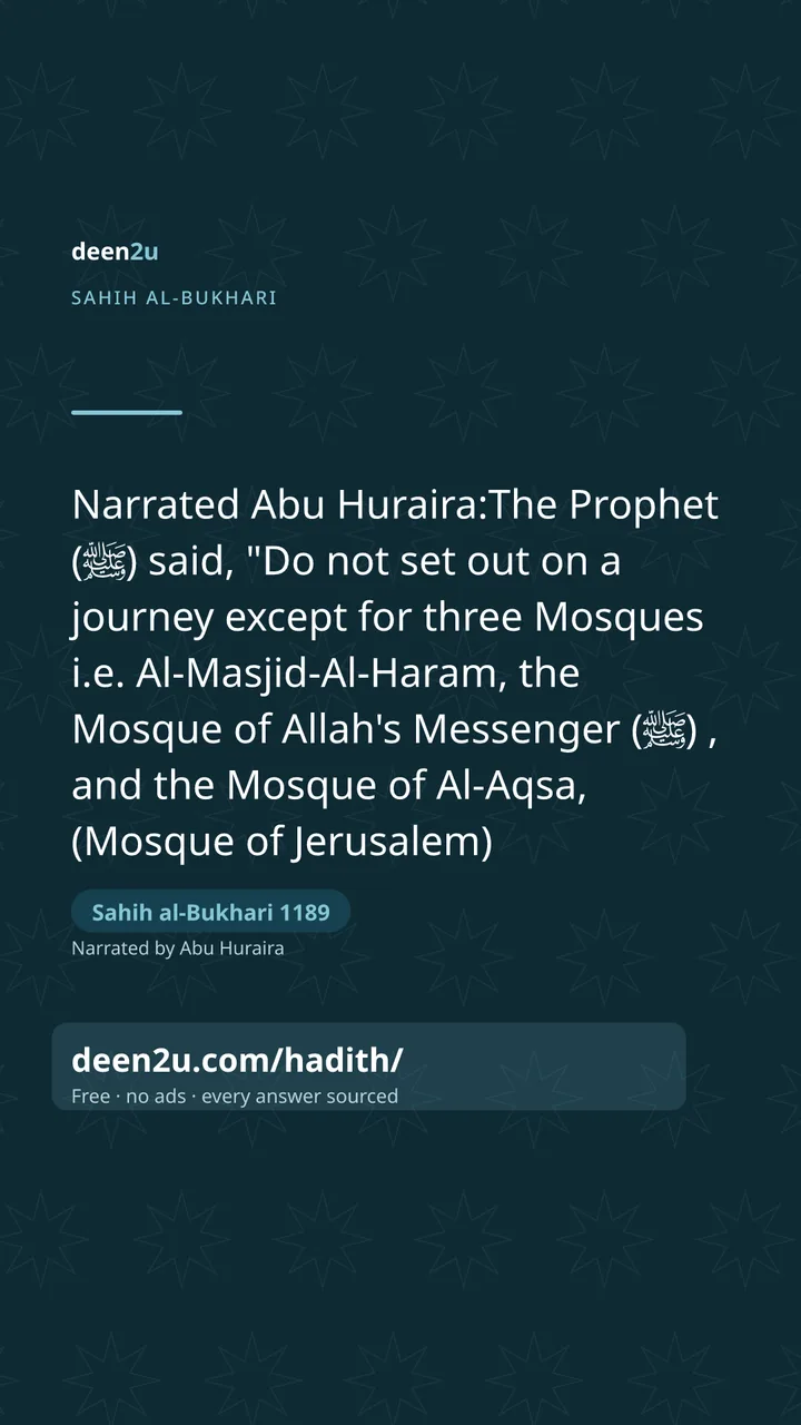 Sahih al-Bukhari 1189