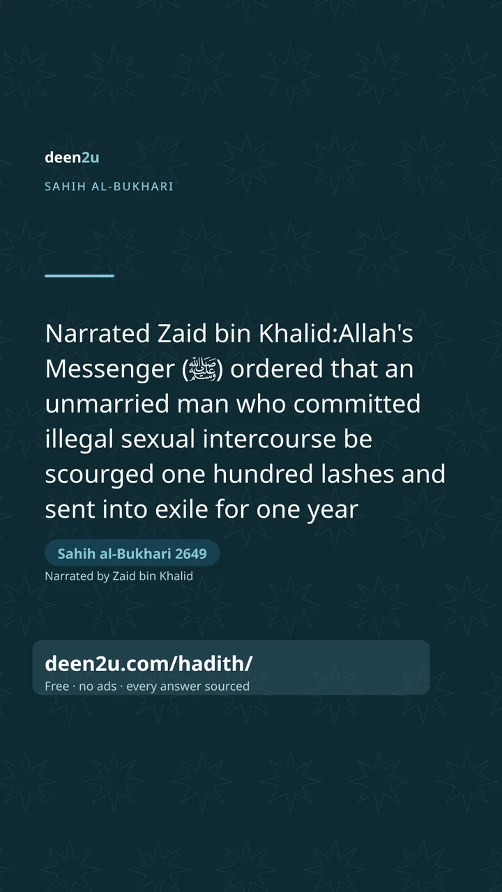 Sahih al-Bukhari 2649