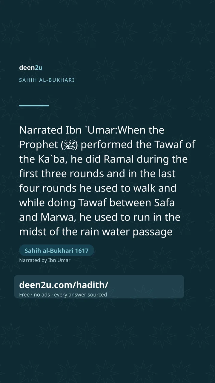 Sahih al-Bukhari 1617
