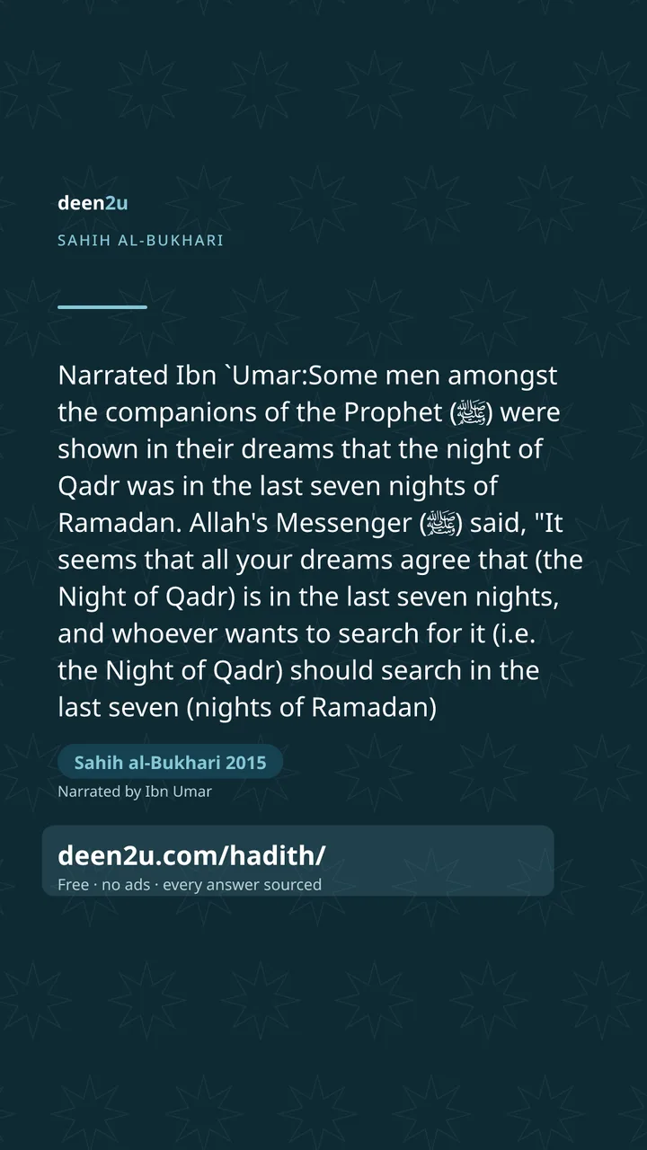 Sahih al-Bukhari 2015