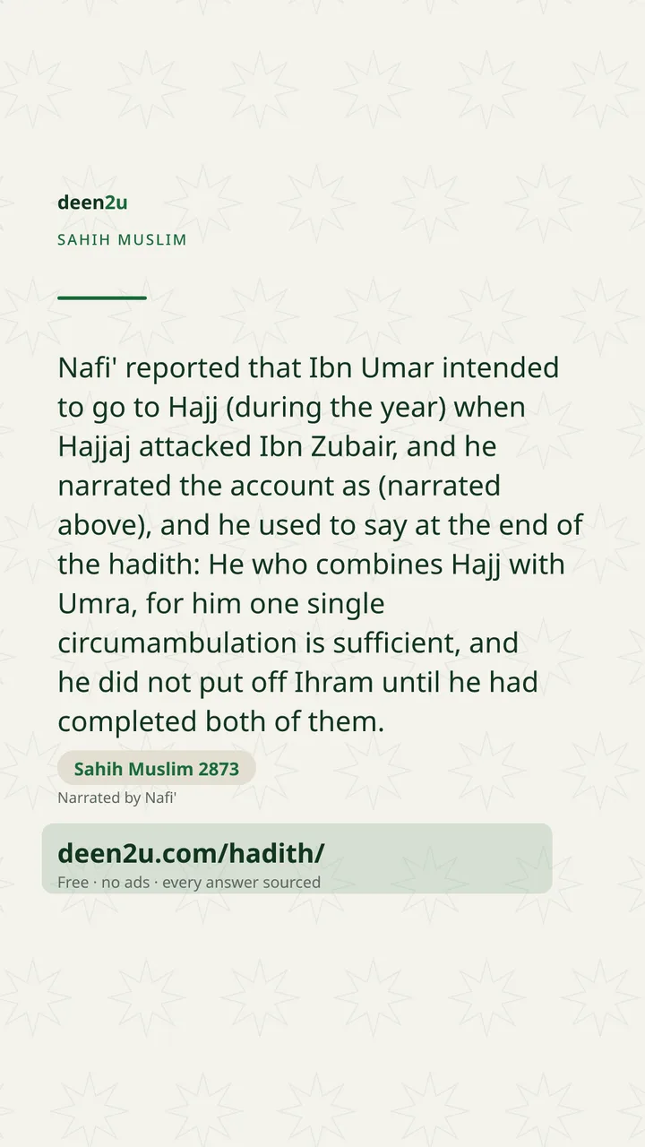 Sahih Muslim 2873