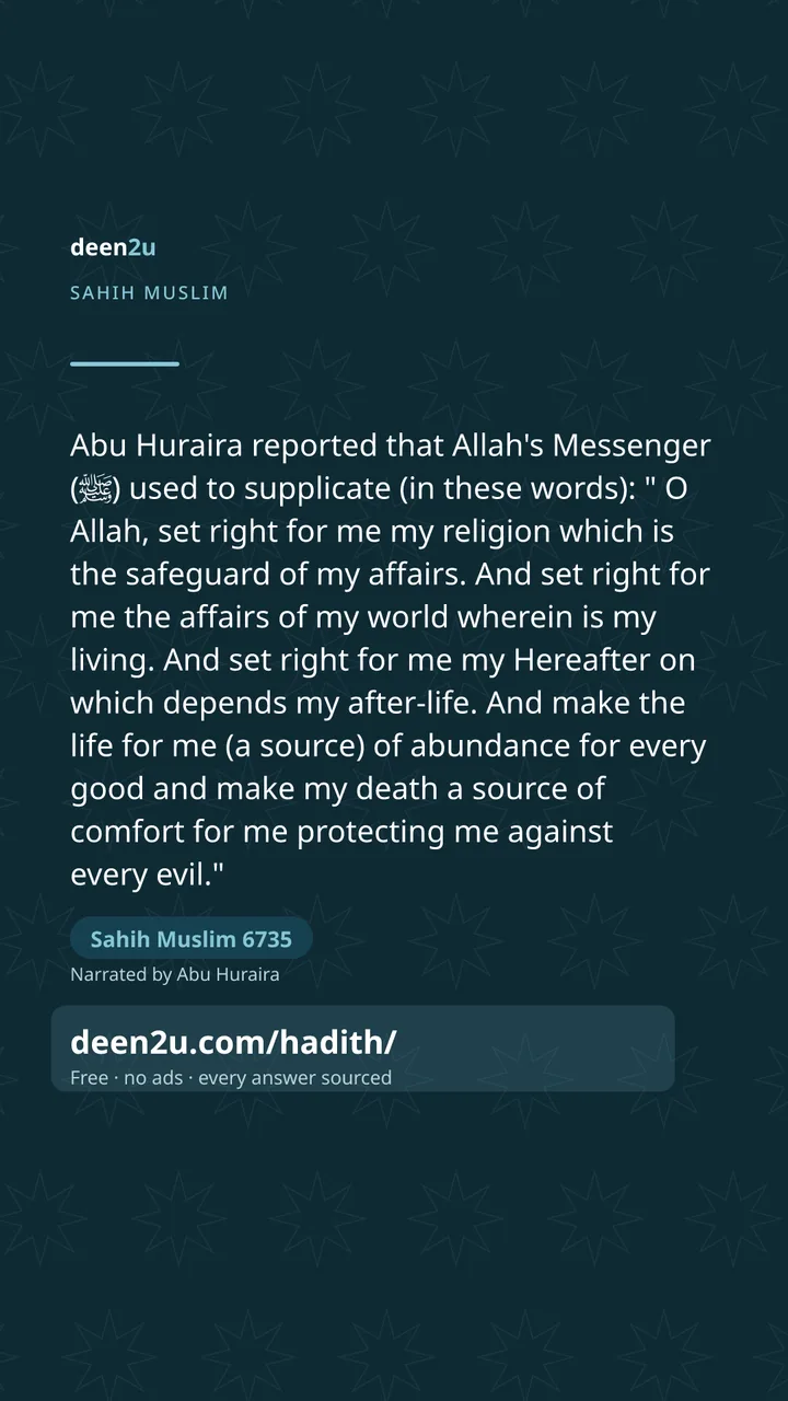 Sahih Muslim 6735