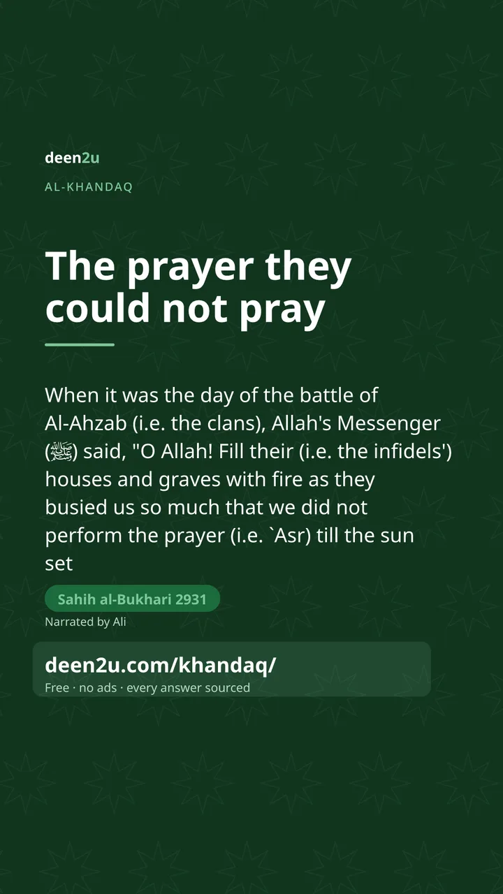 Poster: The prayer they could not pray