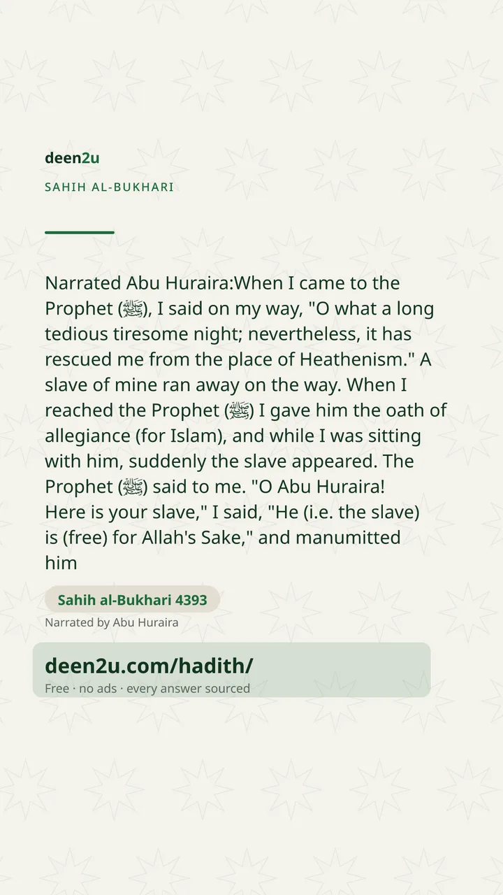 Sahih al-Bukhari 4393
