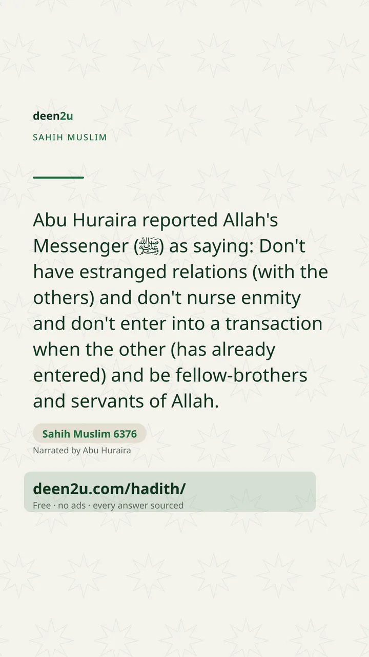 Sahih Muslim 6376