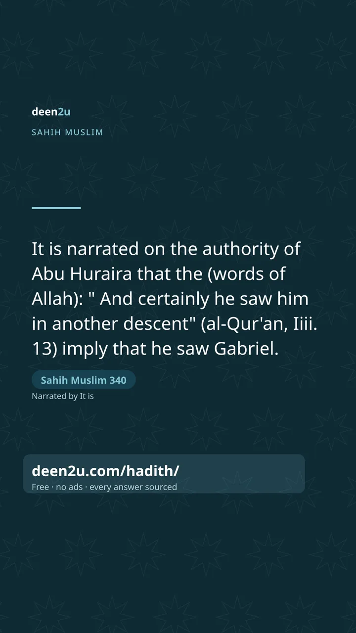 Sahih Muslim 340