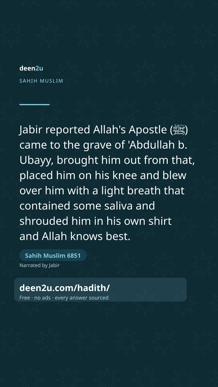 Sahih Muslim 6851