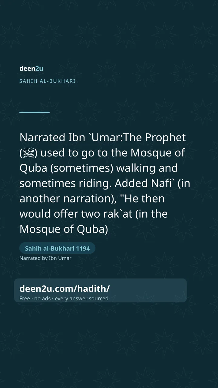 Sahih al-Bukhari 1194