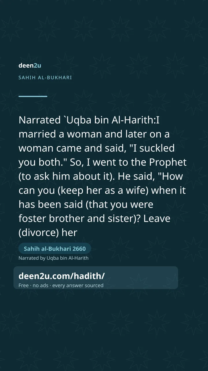Sahih al-Bukhari 2660