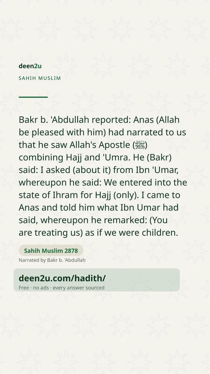 Sahih Muslim 2878