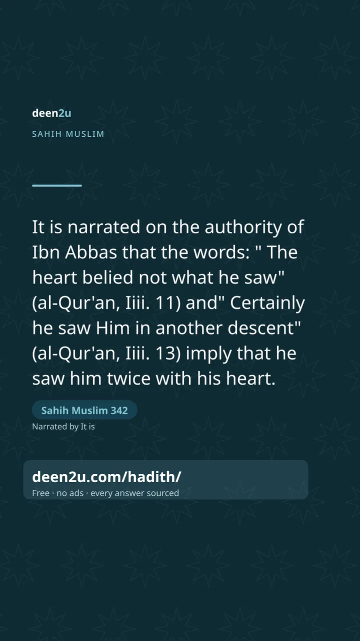 Sahih Muslim 342