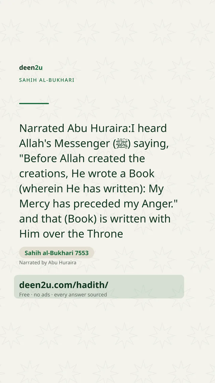Sahih al-Bukhari 7553