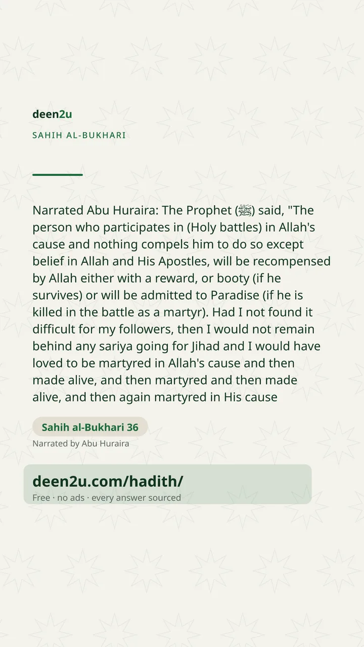 Sahih al-Bukhari 36