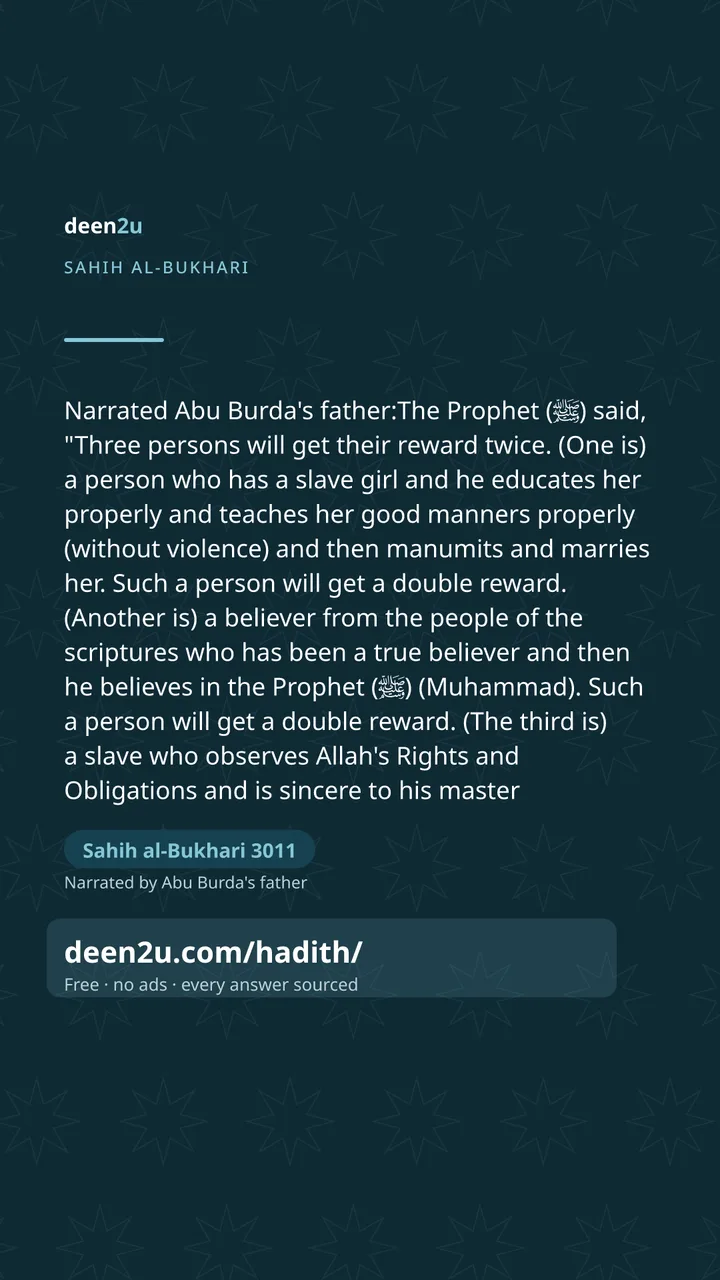 Sahih al-Bukhari 3011