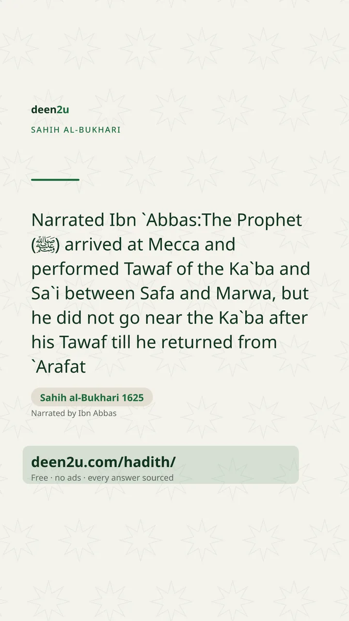 Sahih al-Bukhari 1625