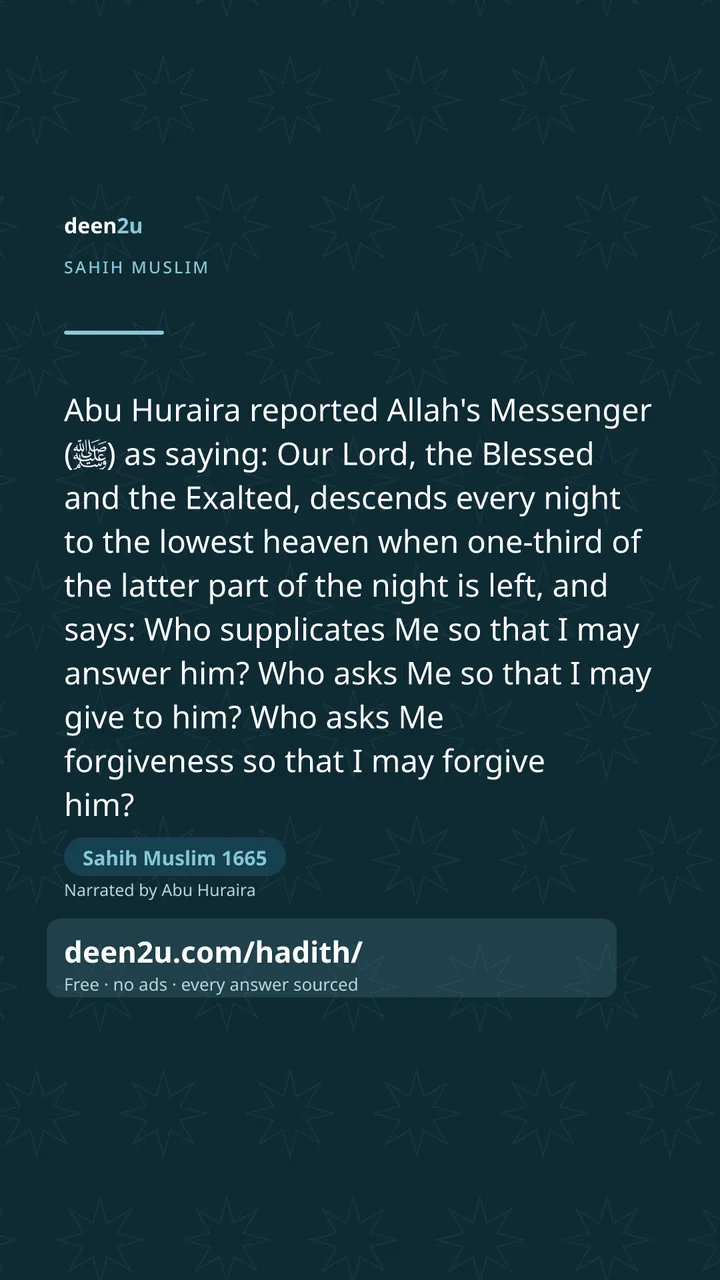 Sahih Muslim 1665