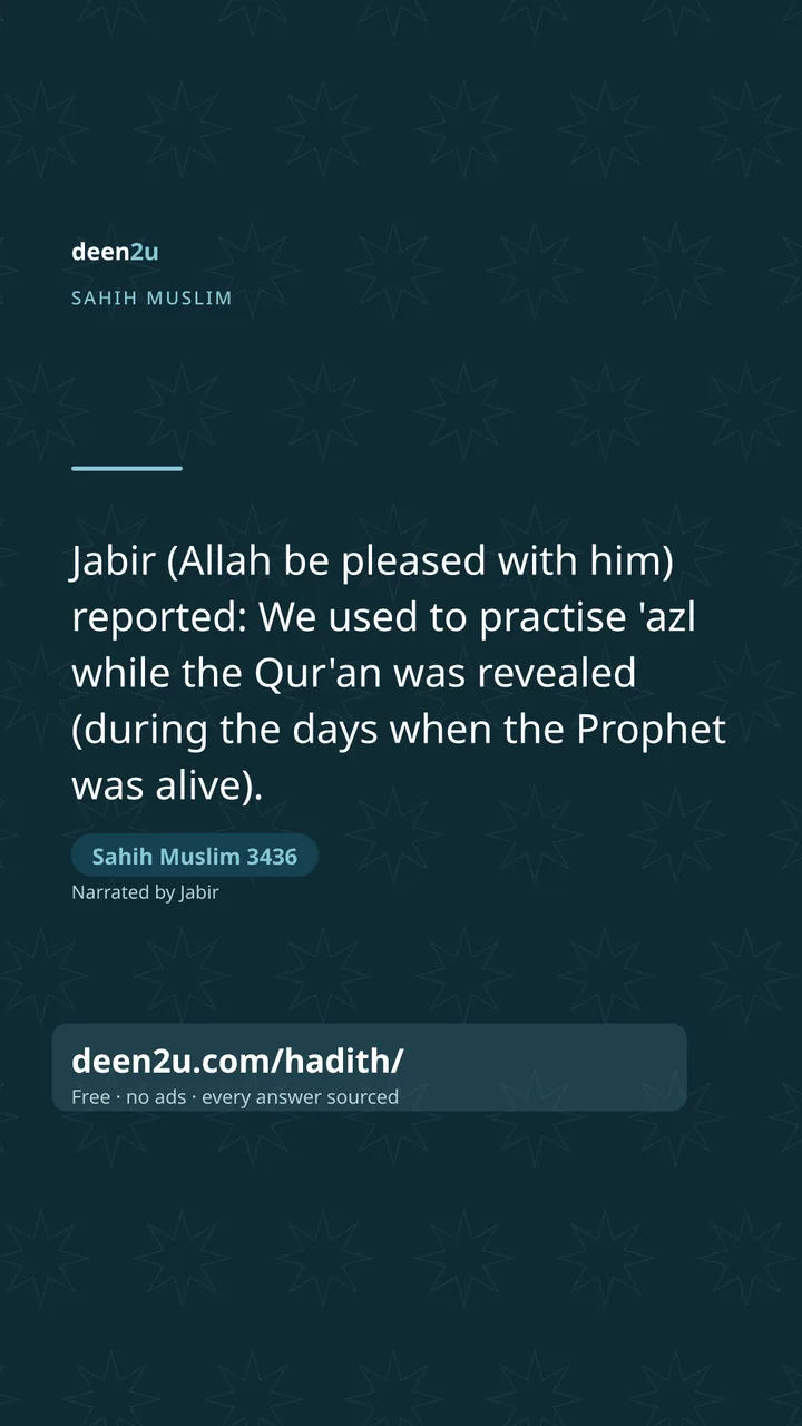 Sahih Muslim 3436